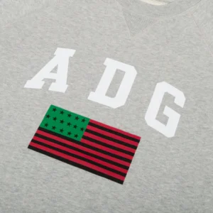 ADG Pan African American Flag Sweatshirt ADG Pan African American Flag Sweatshirt