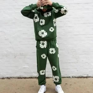 Denim Tears Cotton Wreath Sweatsuits Green