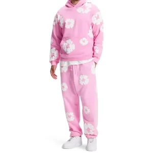 Denim Tears Cotton Wreath Pink Sweatsuit