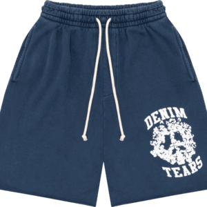 Shorts Navy Denim Tears Denim