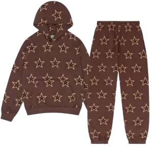 Denim Tears Every Tear Is A Star Brown Tracksuit