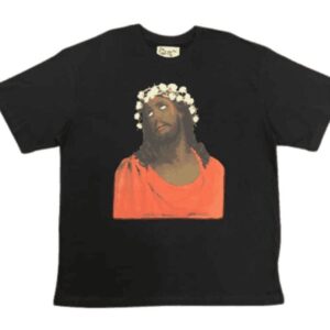 Black Denim Tears Jesus Shirt