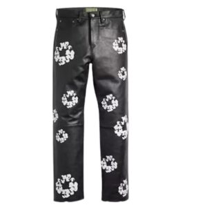 Pants Black Denim Tears Leather