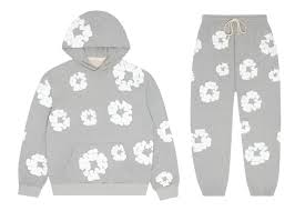 Denim Tears Gray Tracksuits