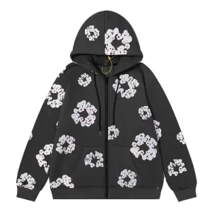 Rhinestone Denim Tears Hoodie