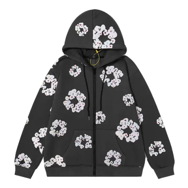Rhinestone Denim Tears Hoodie