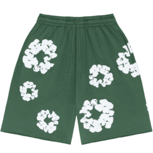 Short Green Denim Tears