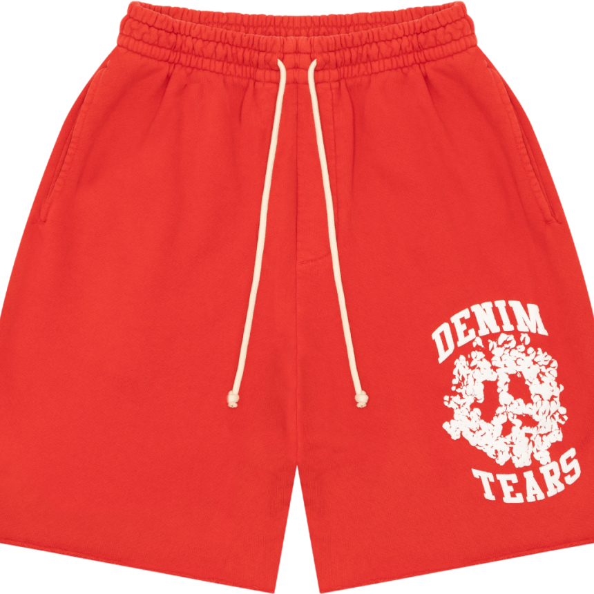 Shorts Red Gervonta Davis Denim Tears