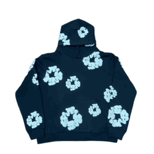 Denim Tears Navy Blue Hoodie