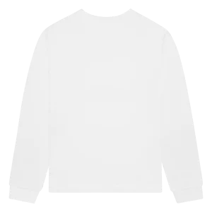 Panther Mascot Crewneck Sweatshirt White
